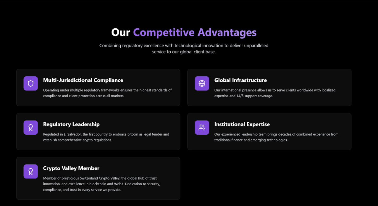Finprime.pro competitive advantages and global digital asset infrastructure